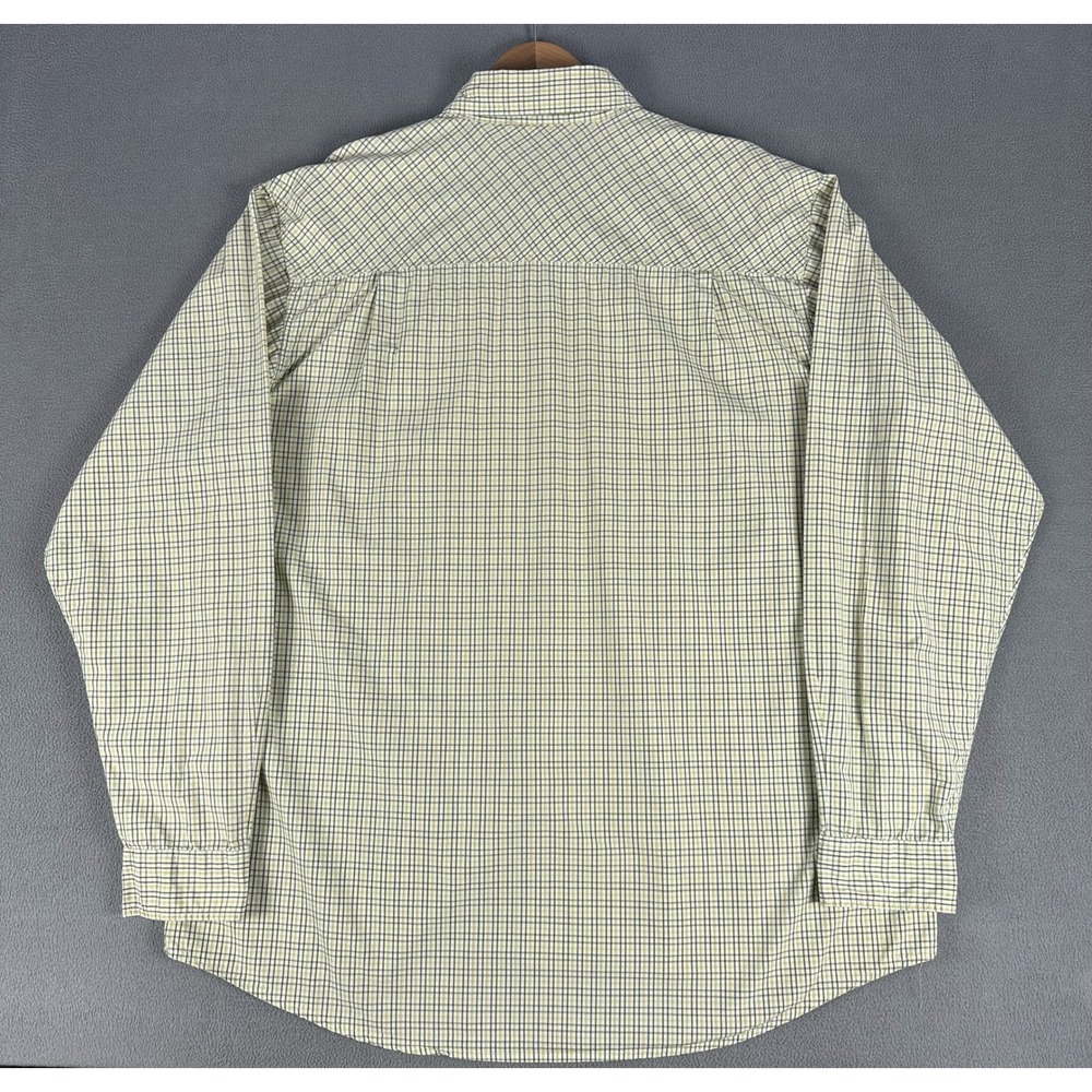Simms Shirt Mens XL Yellow Green Vented Performance Fishing Beach Outdoor Camp - Picture 3 of 9